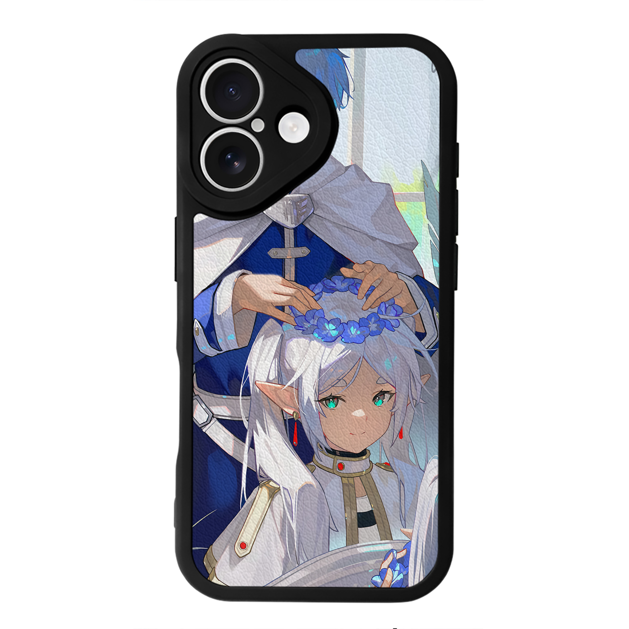 （画像用） 葬送のフリーレン Frieren 【iPhone 16シリーズ対応】シリコンスマホケース（レザー調） 材質：シリコン